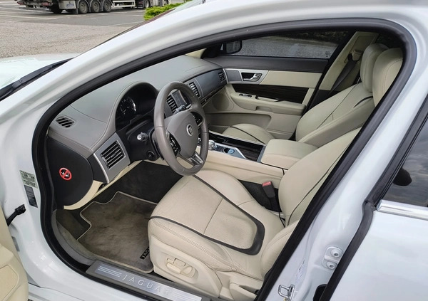Jaguar XF cena 51900 przebieg: 251121, rok produkcji 2012 z Wyszków małe 211